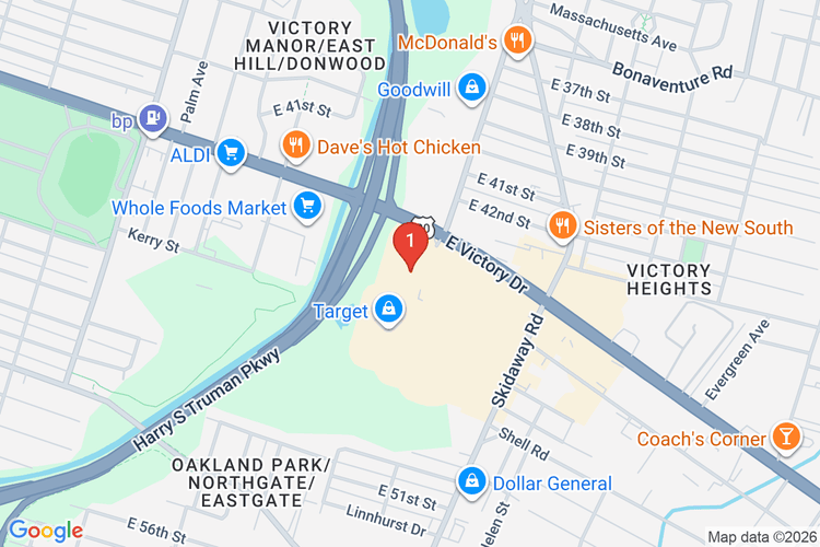 Map showing HOME DEPOT #0170 location
