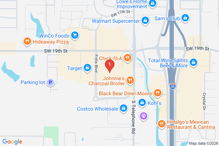 Map showing HOME DEPOT #3917 location