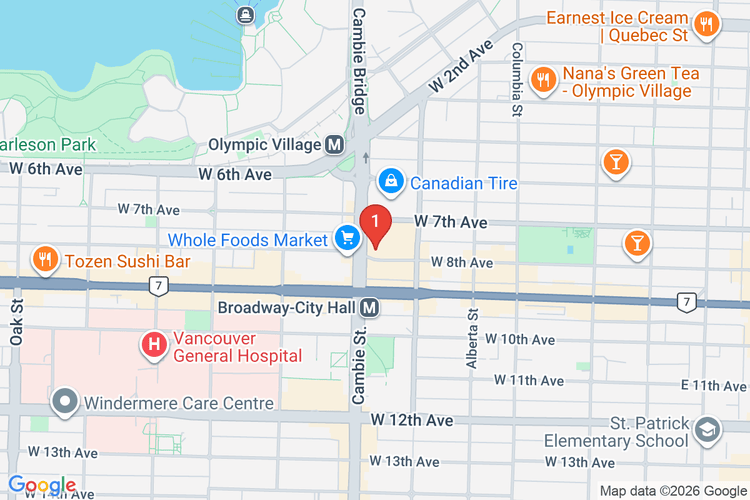 Map showing HOME DEPOT CAN #7259 location
