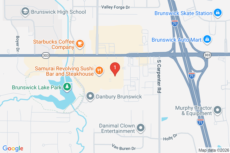 Map showing HOME DEPOT #3875 location