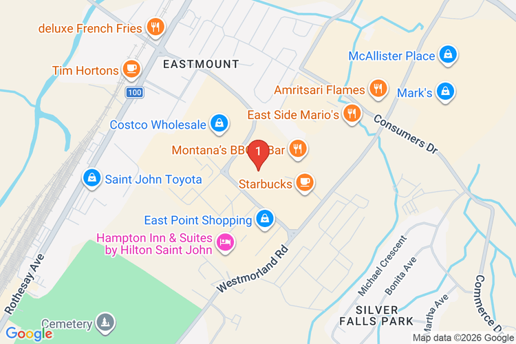 Map showing HOME DEPOT CAN #7103 location