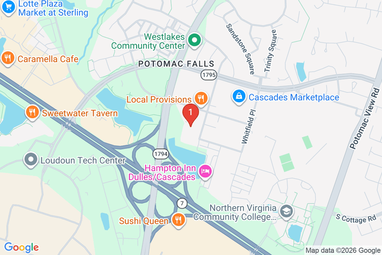 Map showing HOME DEPOT #4602 location