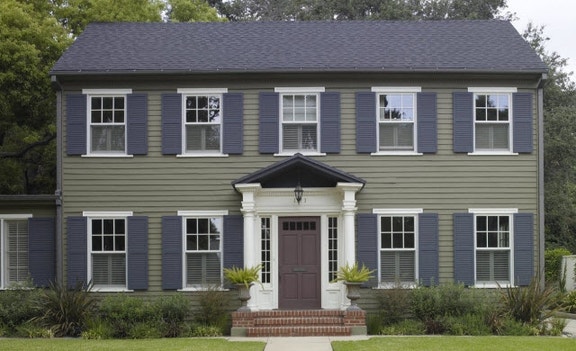 How to paint shutters