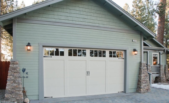 How to paint a garage door