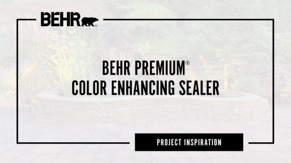 How to apply BEHR PREMIUM® Color Enhancing Sealer