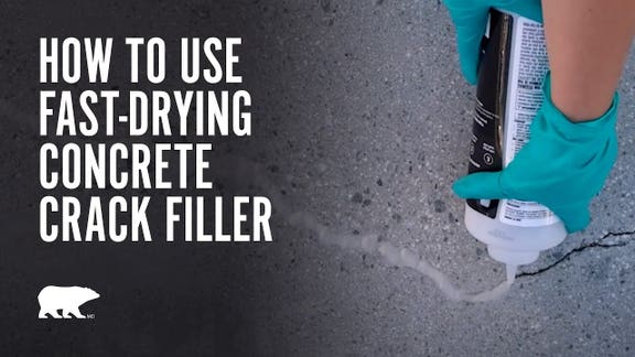 How to use Behr Premium® Concrete Crack Filler