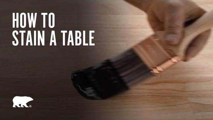 How to stain a table with BEHR PREMIUM® Penetrating Oil-Based Wood Stain