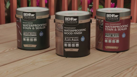 How to stain siding