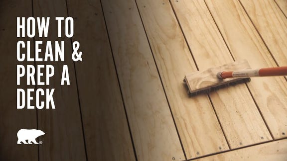 How to prep a deck