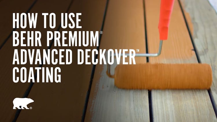 How to apply Advanced DeckOver® coating