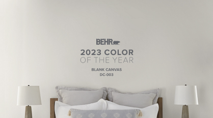 BEHR 2023 Color of the Year Blank Canvas