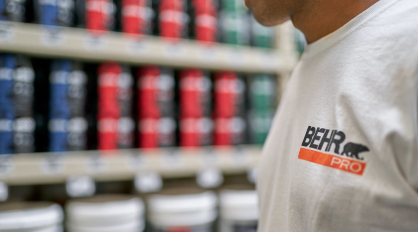 Pro Painter looking at BEHR PRO Product Line