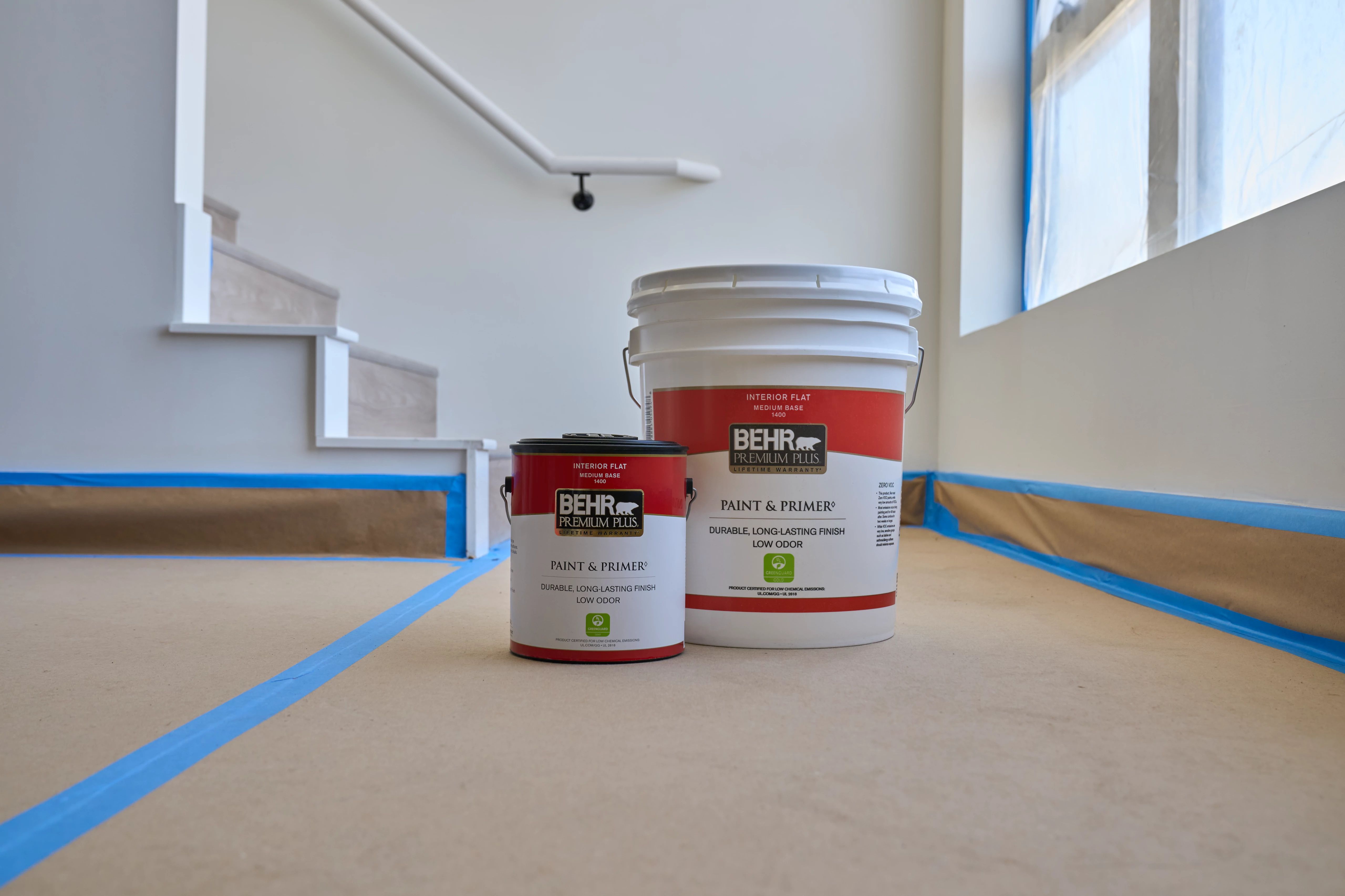 Interior Space Featuring BEHR PREMIUM PLUS Interior Paint