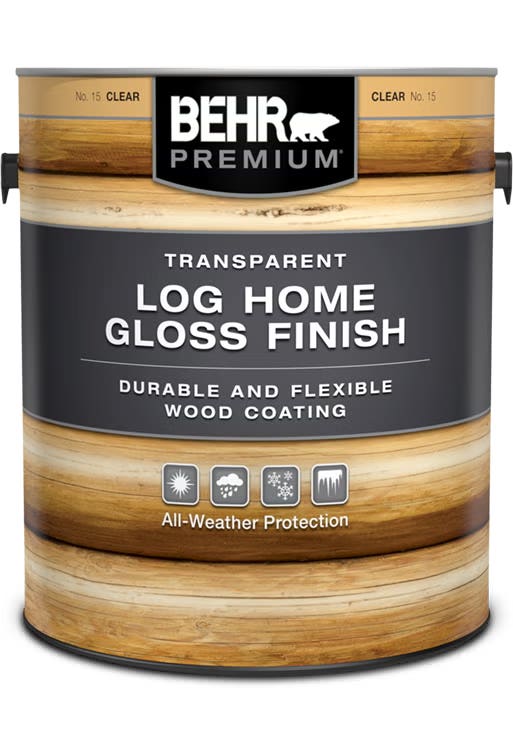 BEHR PREMIUM® Transparent Log Home Gloss Finish | Behr